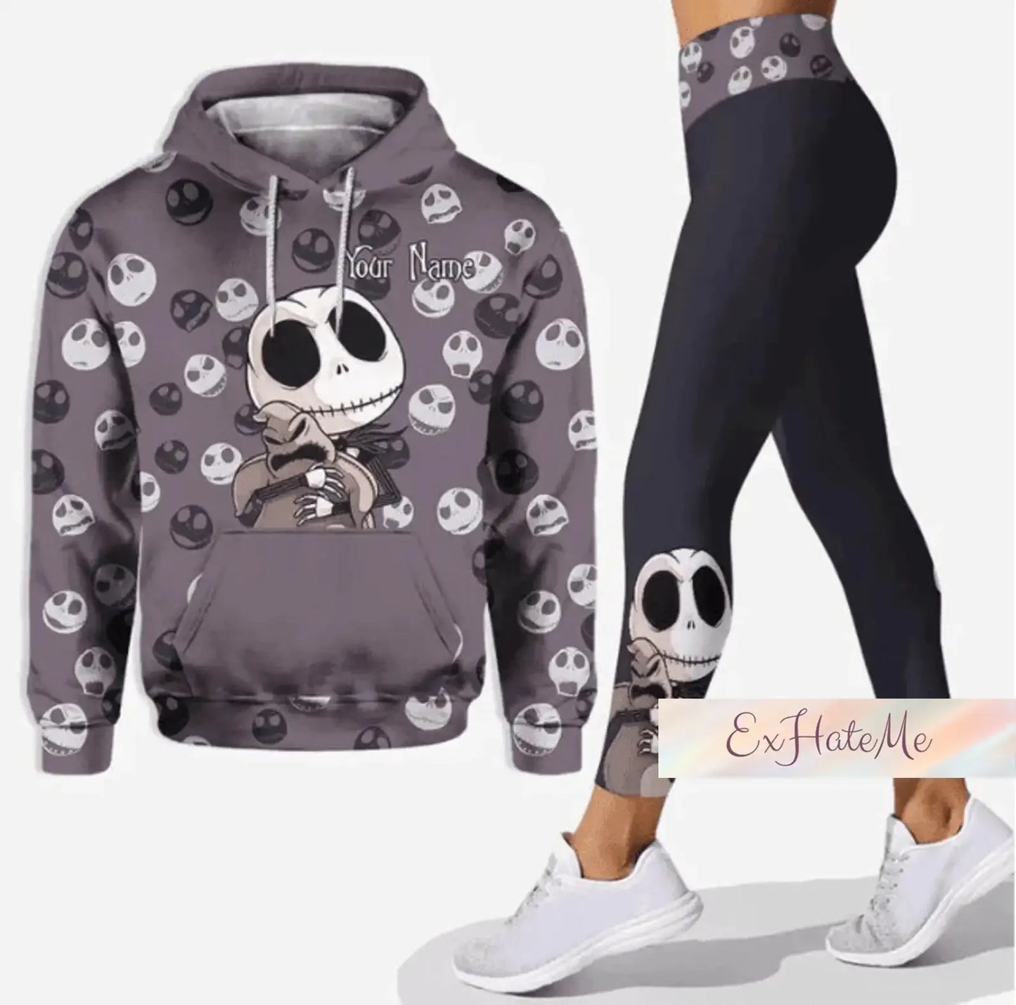 Ensemble sweat à capuche et Leggings Disney Cauchemar avant Noël Sally pour femme