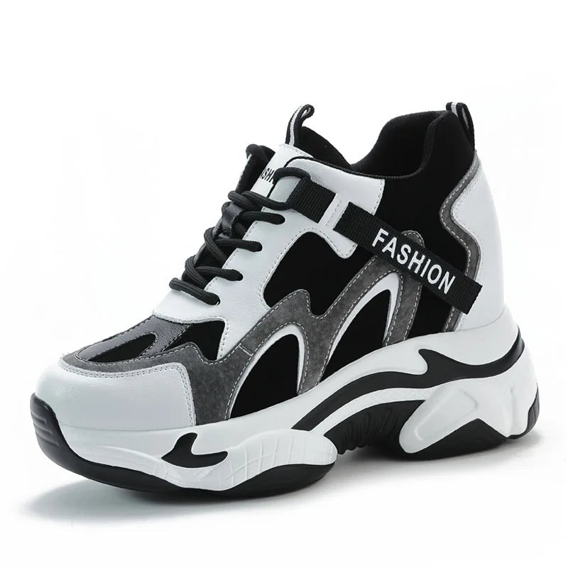 Basket respirant maille à lacets pour femme