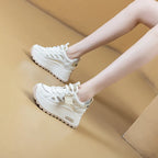 Basket en cuir respirant pour femmes