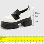 Baskets à plateforme en cuir verni PU pour femmes