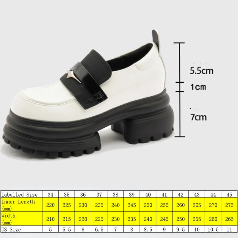 Baskets à plateforme en cuir verni PU pour femmes