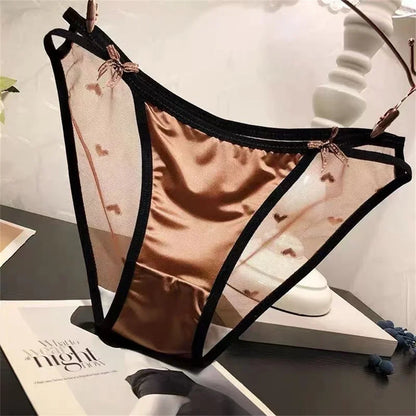 Culotte taille basse rayés pour femmes