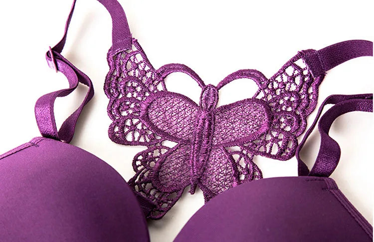Soutien-gorge push up à bretelles réglables pour femmes