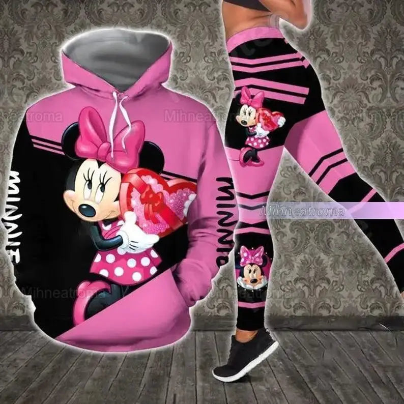 Ensemble sweat à capuche et Leggings Disney Minnie  pour femme