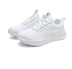 Baskets blanches de luxe légères et respirantes pour femmes