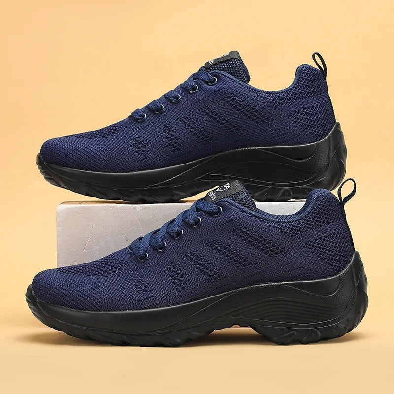 Chaussures de sport respirantes en maille pour hommes