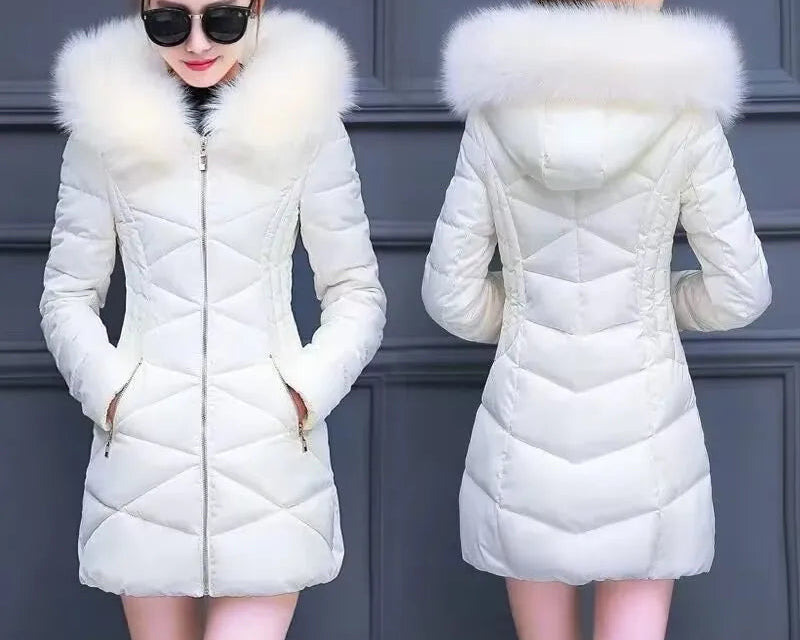 Manteau long et fine en coton pour femme