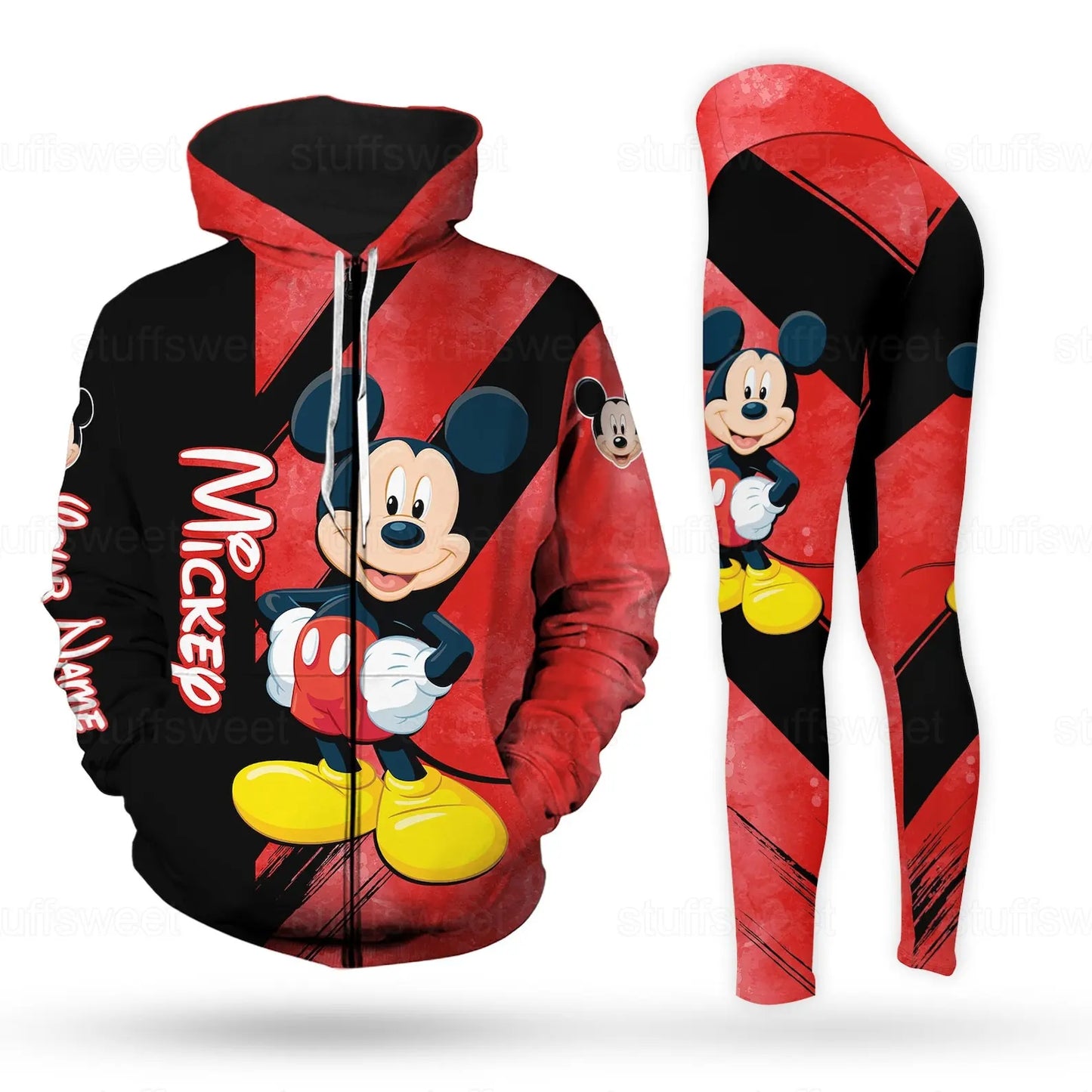 Ensemble sweat à capuche et Leggings Disney Mickey  pour femme