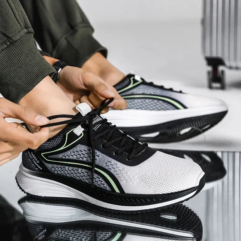 Baskets respirantes en maille pour hommes