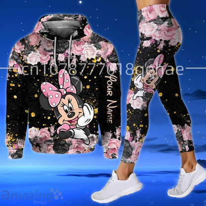 Ensemble sweat à capuche et Leggings Disney  Minnie pour femme