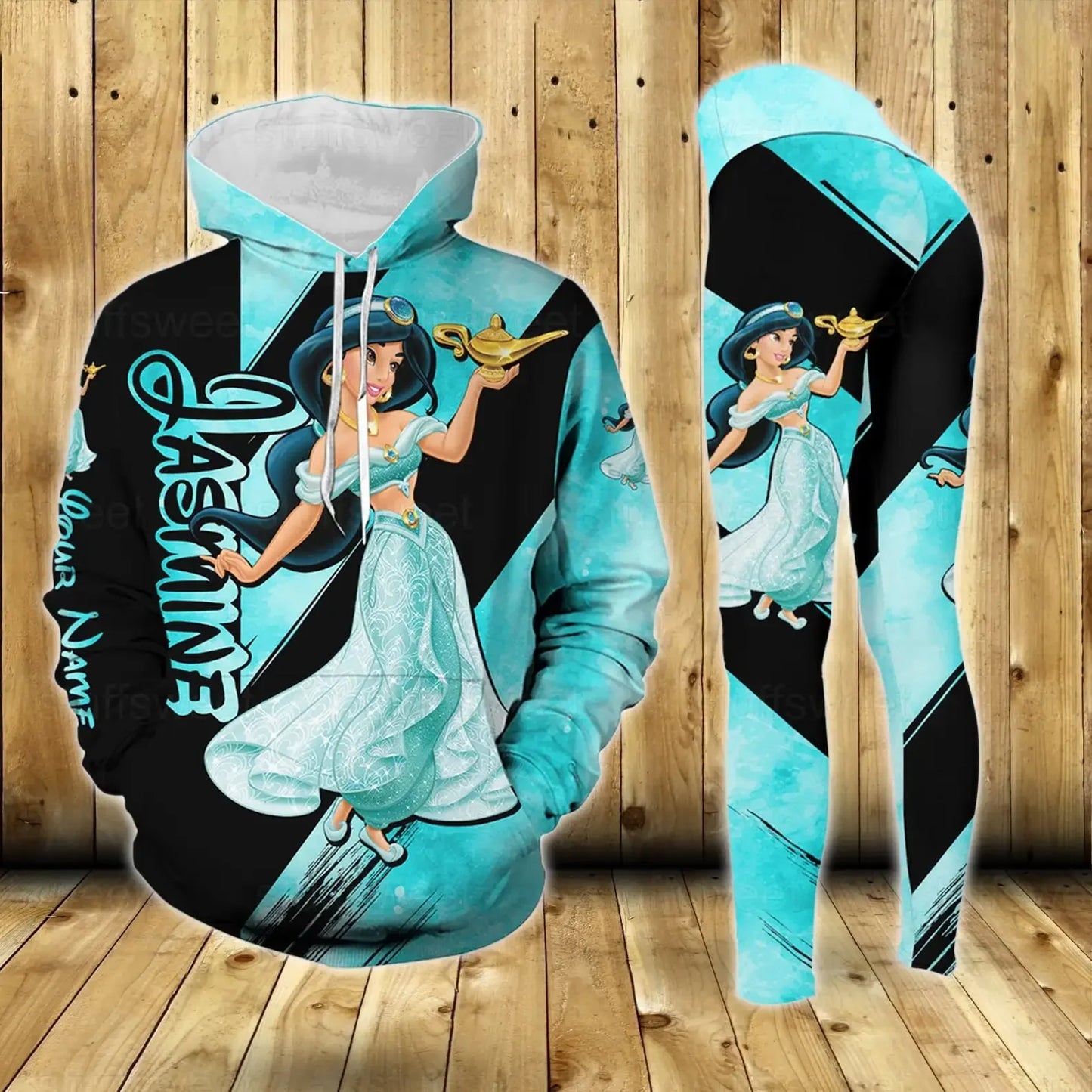 Ensemble sweat à capuche et Leggings princesse Elsa Disney la reine des neiges pour femme