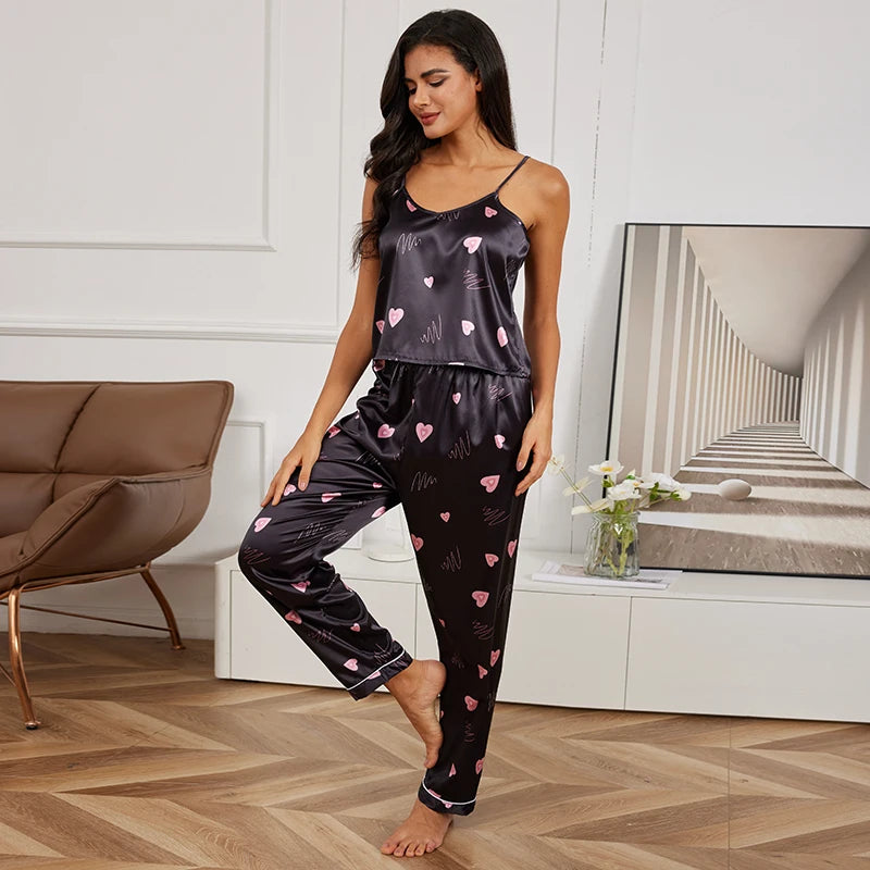 Pyjama en soie pour femmes