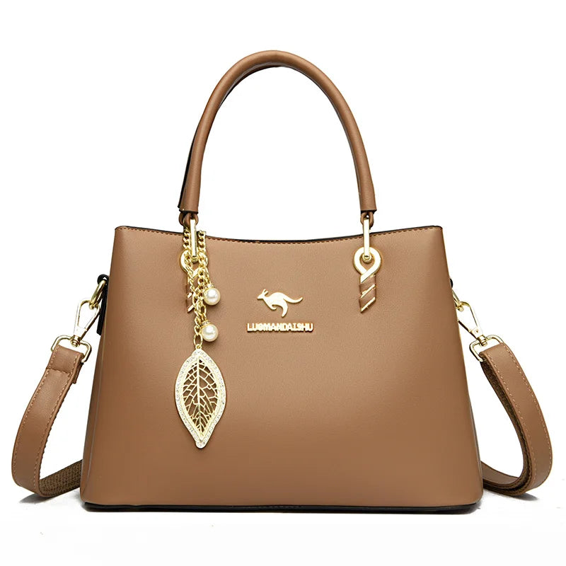 Sac fourre-tout en cuir de luxe pour femmes