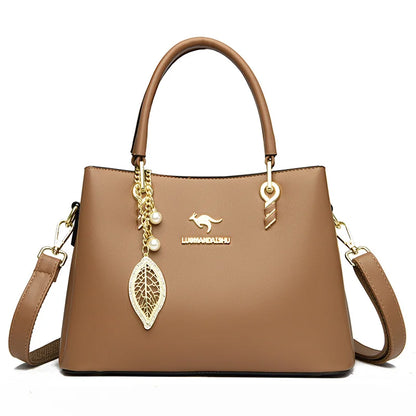 Sac fourre-tout en cuir de luxe pour femmes