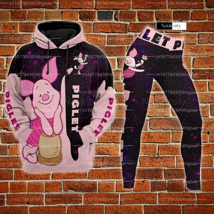 Ensemble sweat à capuche et Leggings Disney stitch  pour femme