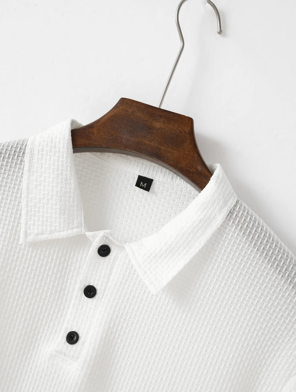 T-shirt à manches courtes en maille de soie glacée pour hommes