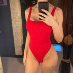 Maillot de bain une pièce dos nu à paillettes scintillantes pour femmes