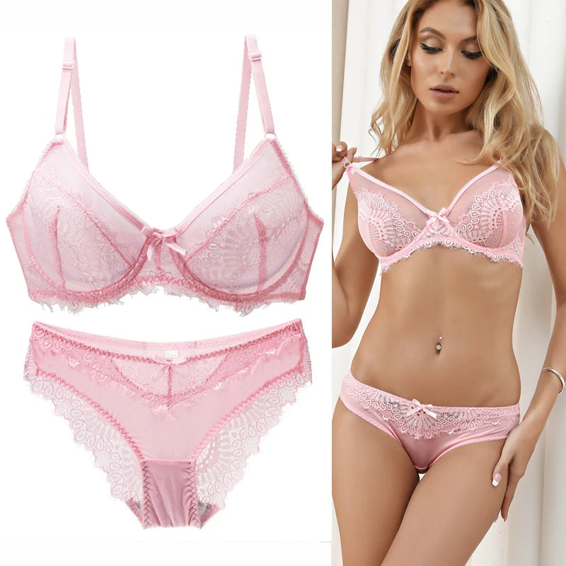 Ensemble de soutien-gorge en dentelle pour femmes