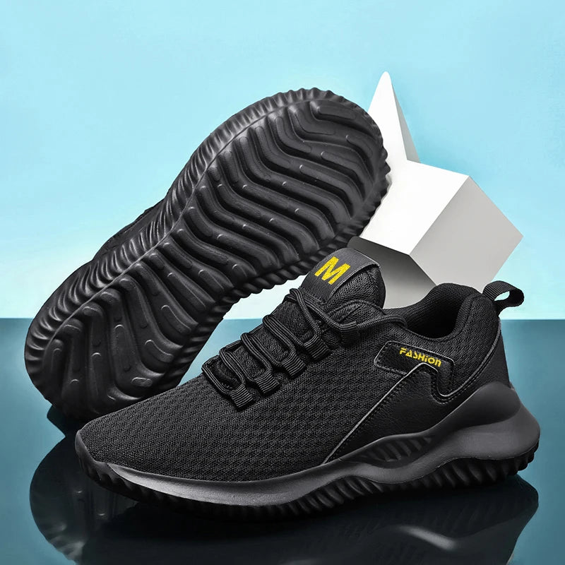 Chaussures de course plates en maille respirante pour hommes et femmes