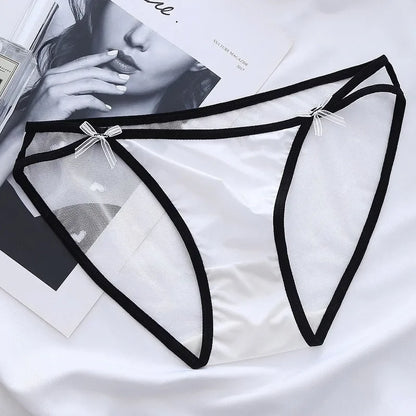 Culotte taille basse rayés pour femmes