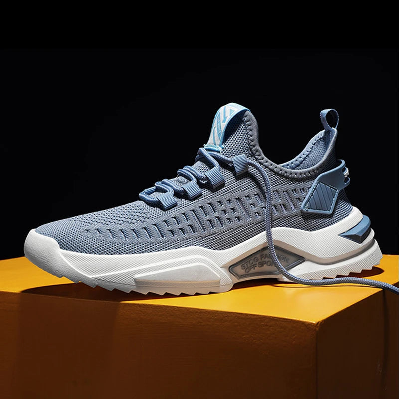 Baskets tendance en maille pour hommes