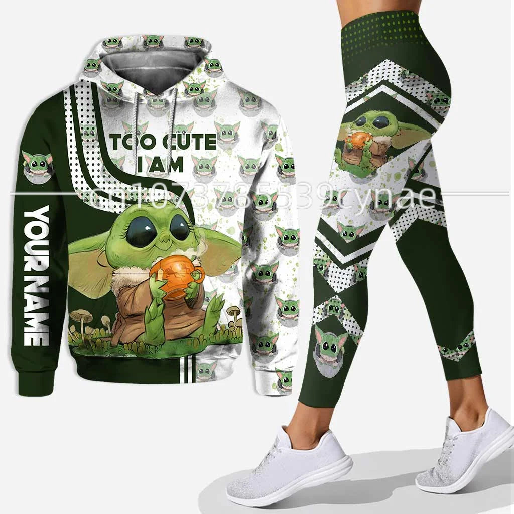 Ensemble sweat à capuche et Leggings Disney Yoda pour femme