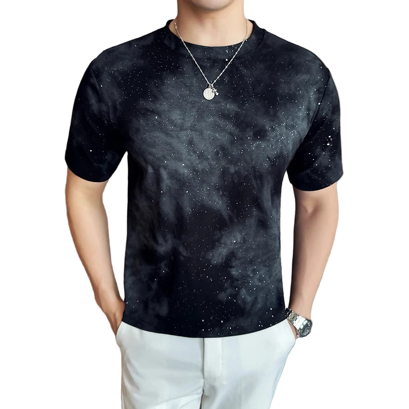 T-shirt en coton à manches courtes pour hommes