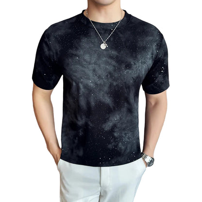 T-shirt en coton à manches courtes pour hommes