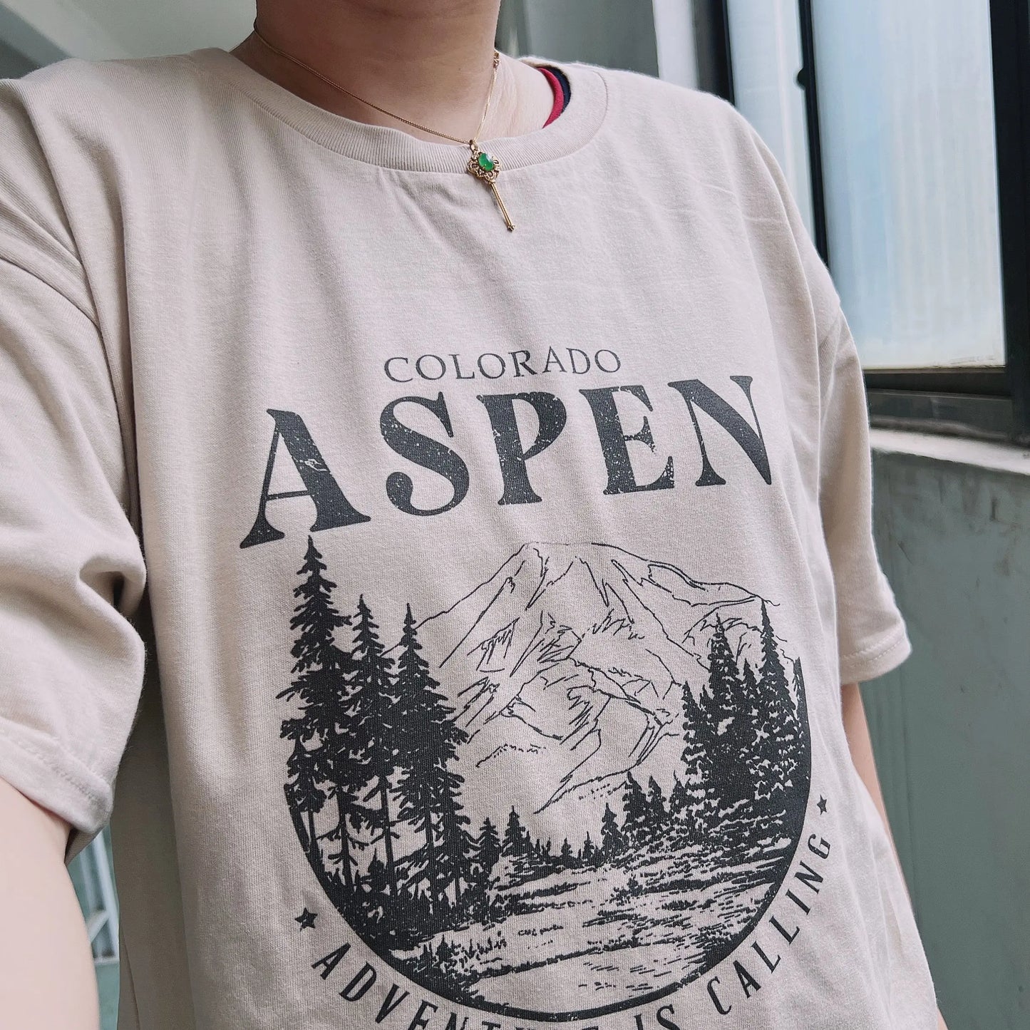 T-shirt à manches courtes pour femmes Aspen Mountain