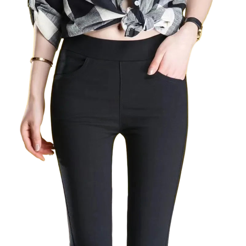 Leggings noirs légers et amincissants pour femmes