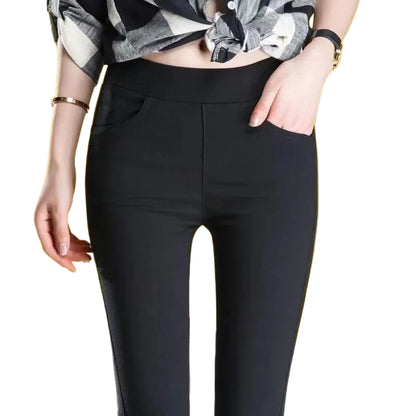 Leggings noirs légers et amincissants pour femmes