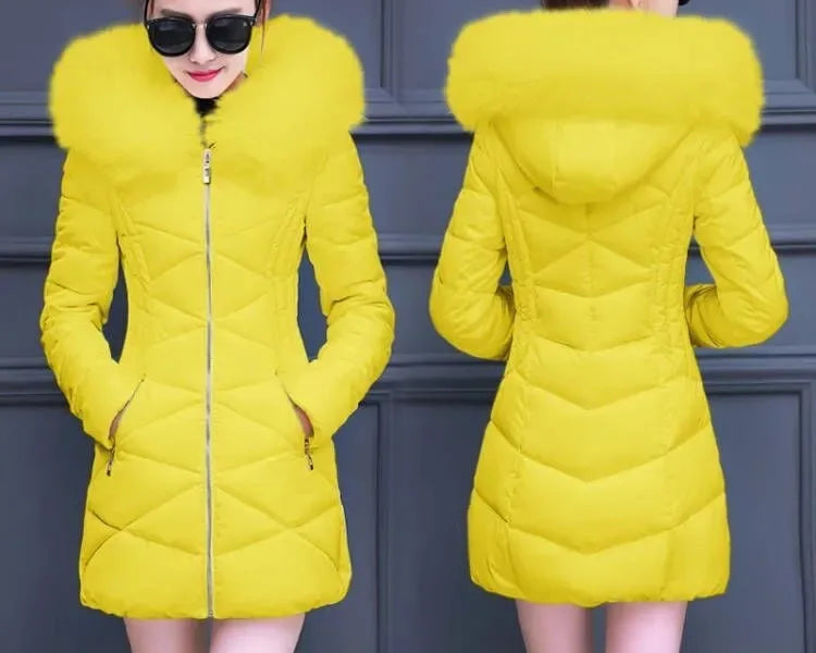 Manteau long et fine en coton pour femme