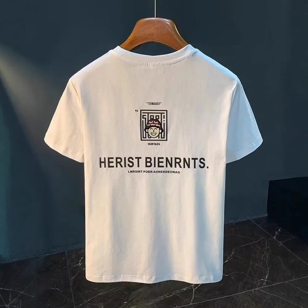 T-shirt à manches courtes coupe ajustée pour hommes
