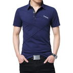 T-shirt décontracté à rayures pour hommes