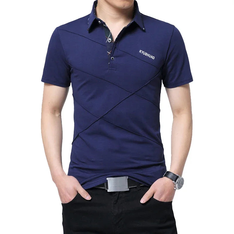 T-shirt décontracté à rayures pour hommes