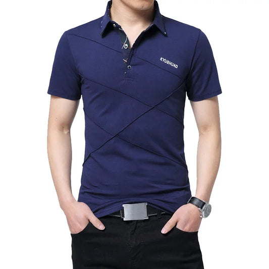 T-shirt décontracté à rayures pour hommes