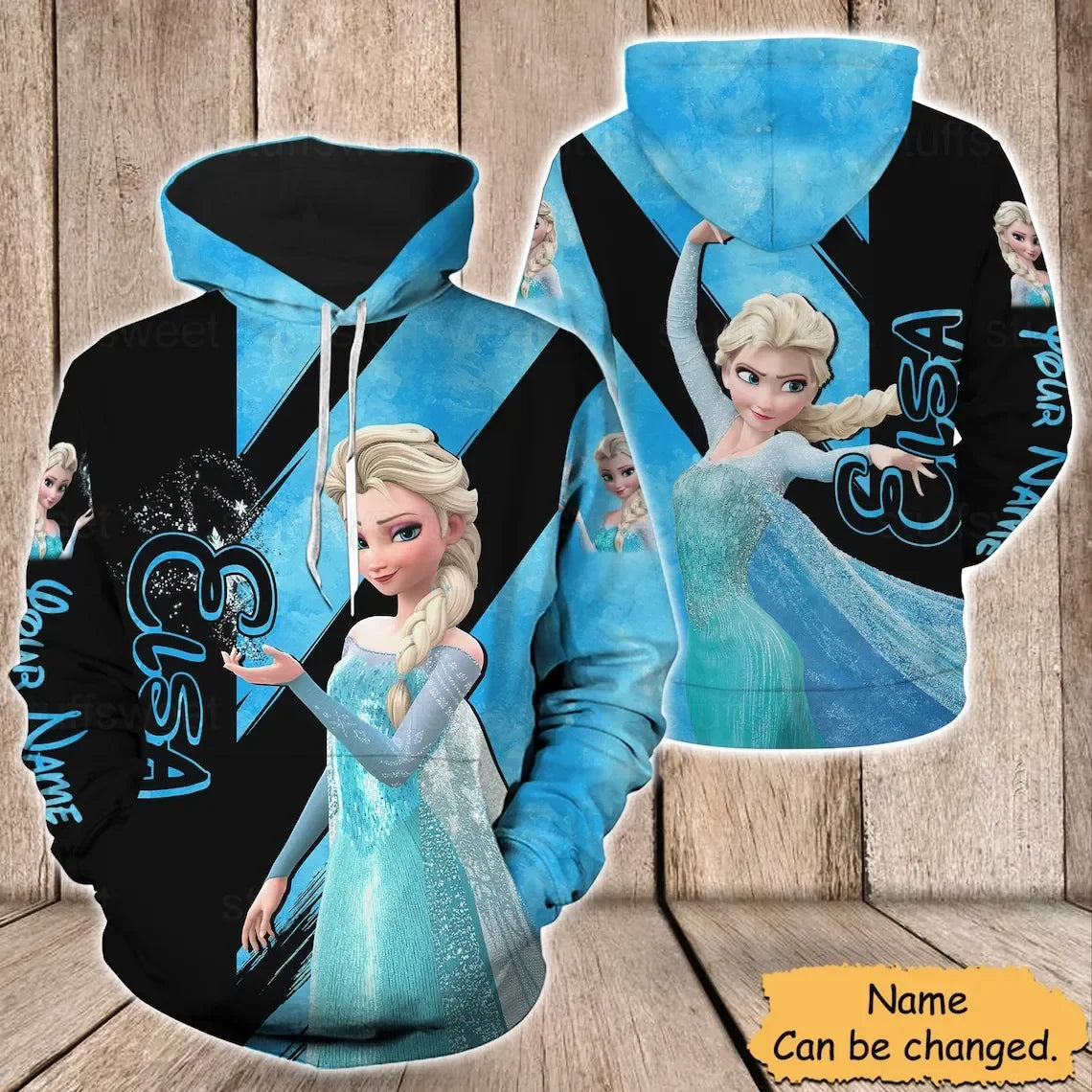 Ensemble sweat à capuche et Leggings princesse Elsa Disney la reine des neiges pour femme