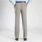 Pantalon d'été droit en coton pour hommes