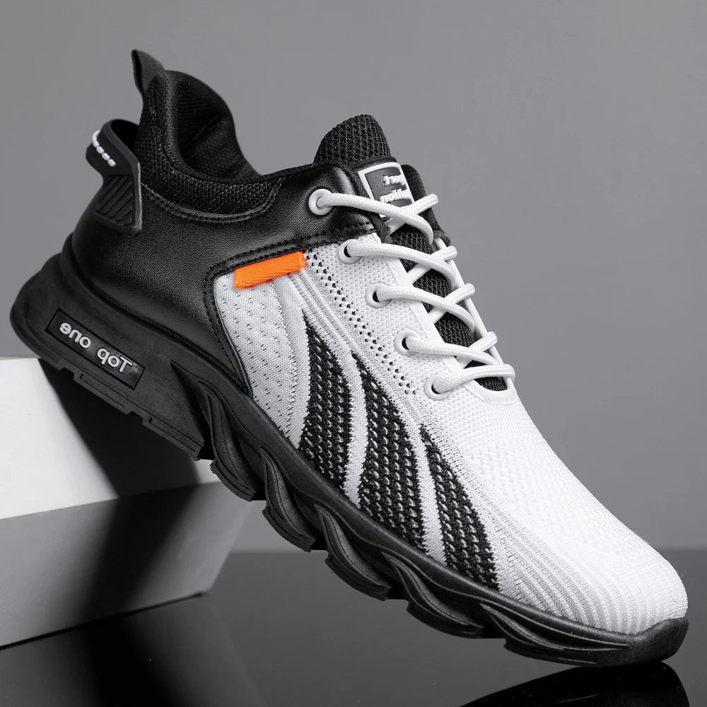 Baskets tendance en maille pour hommes