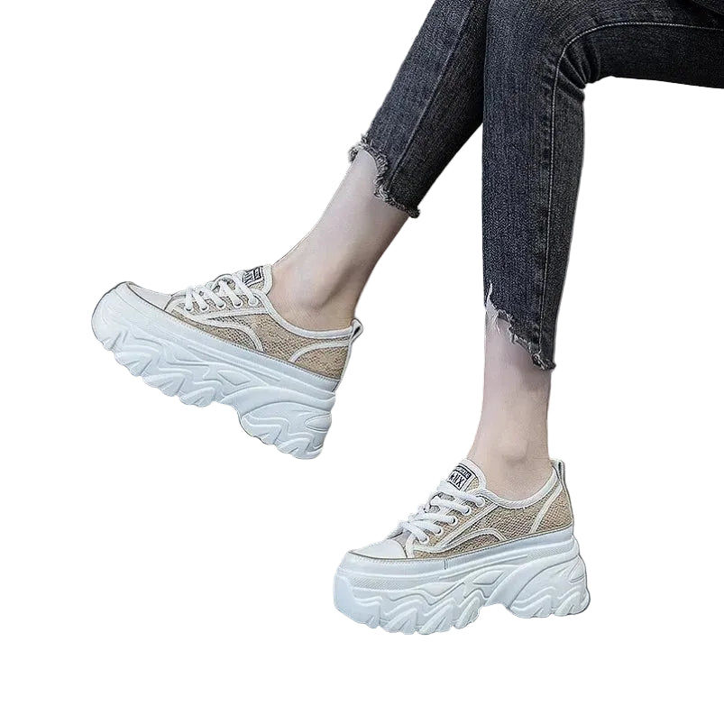 Baskets à fermeture à lacets pour femmes