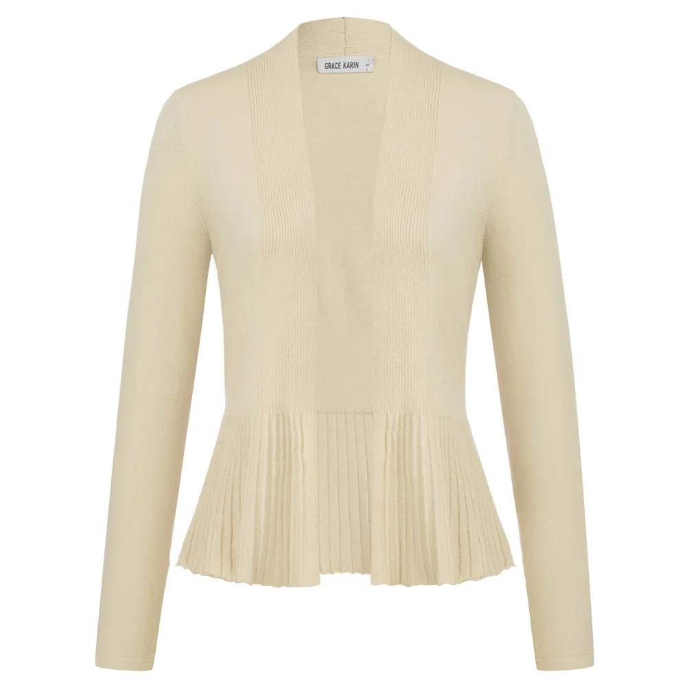 Manteau trapèze décontracté à manches longues pour femmes