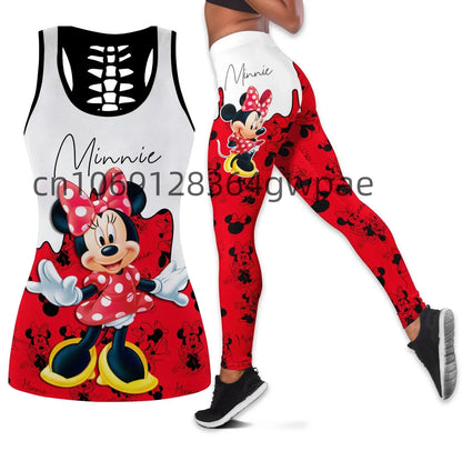 Ensemble débardeur et Leggings Disney Minnie Mous pour femmes