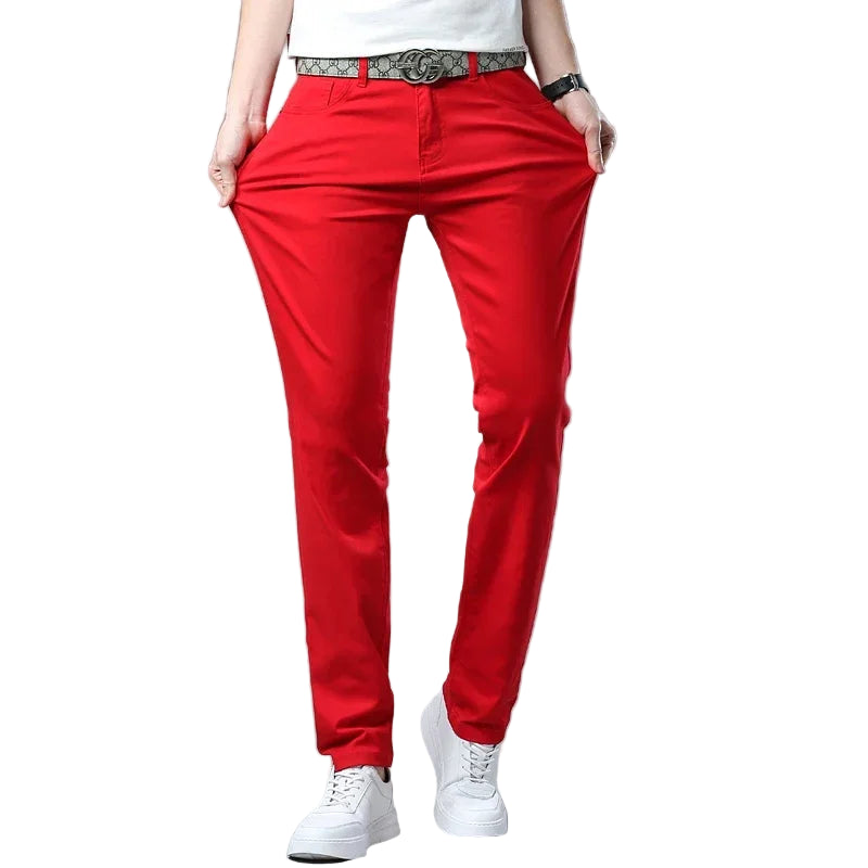 Jean extensible en coton pour hommes