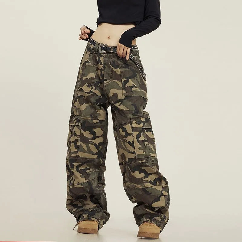 Pantalon Cargo pour Femme, Style Harajuku