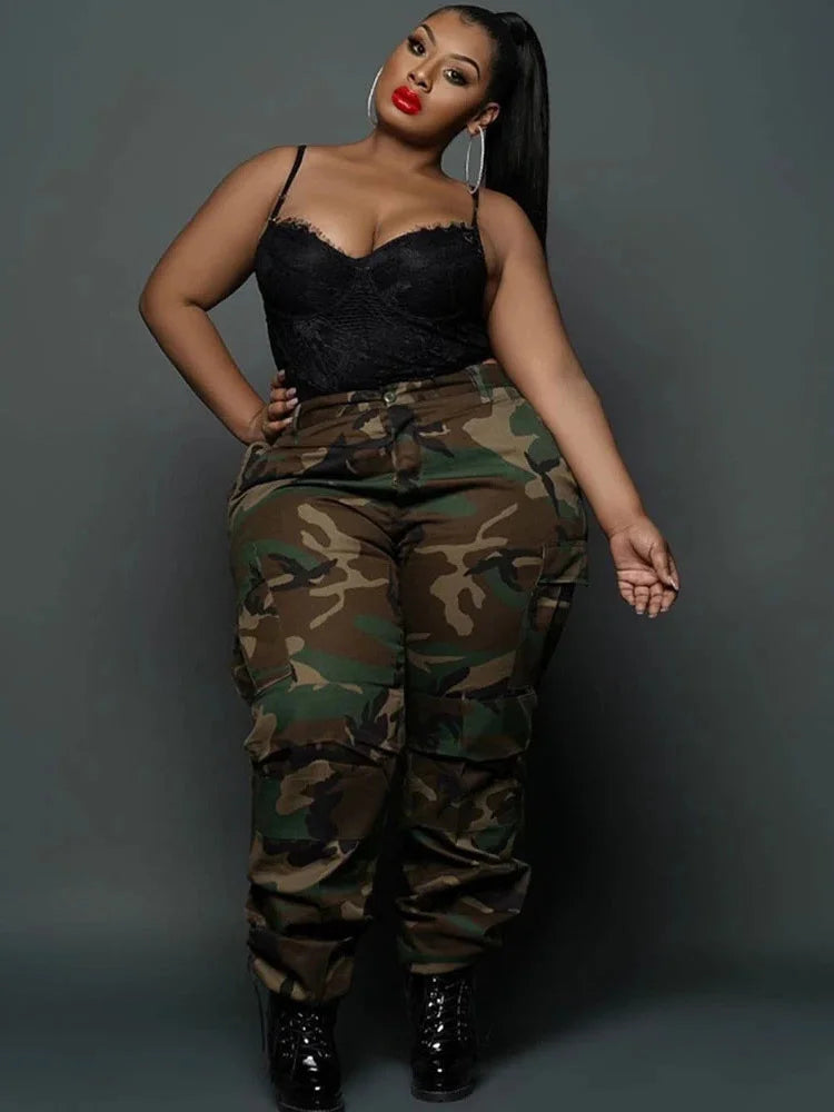 Pantalons de camouflage décontractés pour femmes