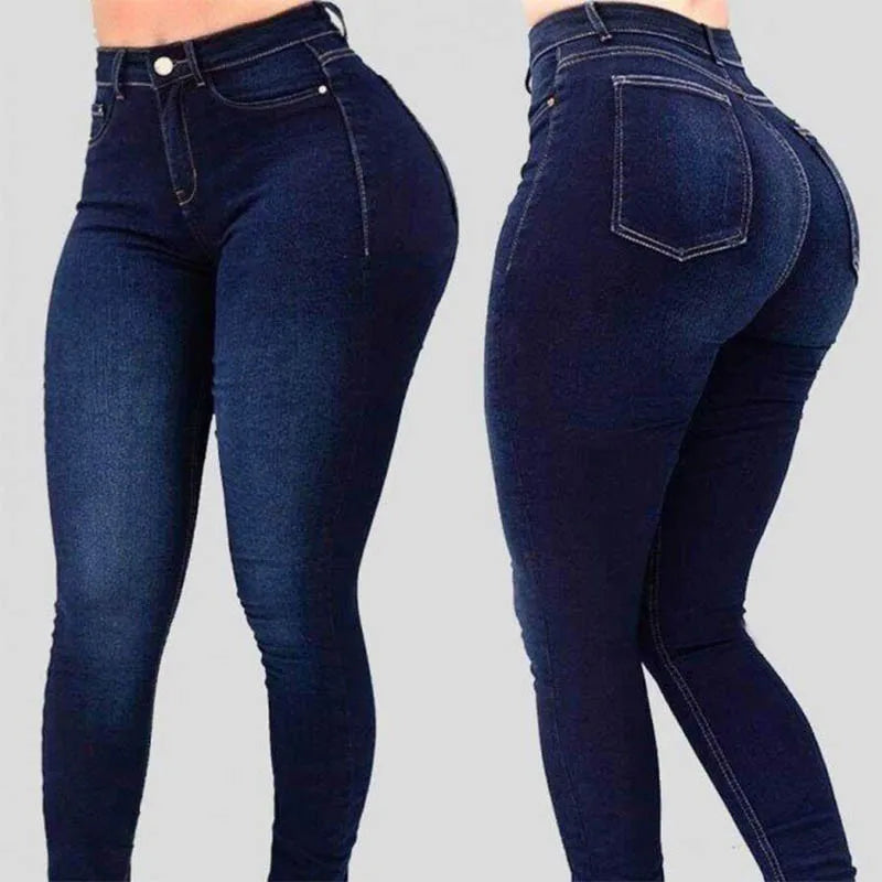 Pantalon Long en coton élastique pour femmes