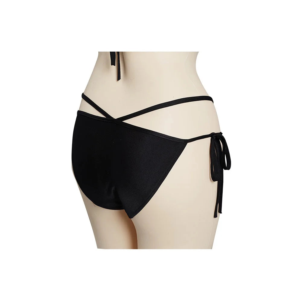 Culotte à ceinture fine creuse pour femme