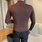 T-shirt à col mi-haut pour hommes