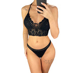 Haut de Bikini tricoté en Crochet pour femmes