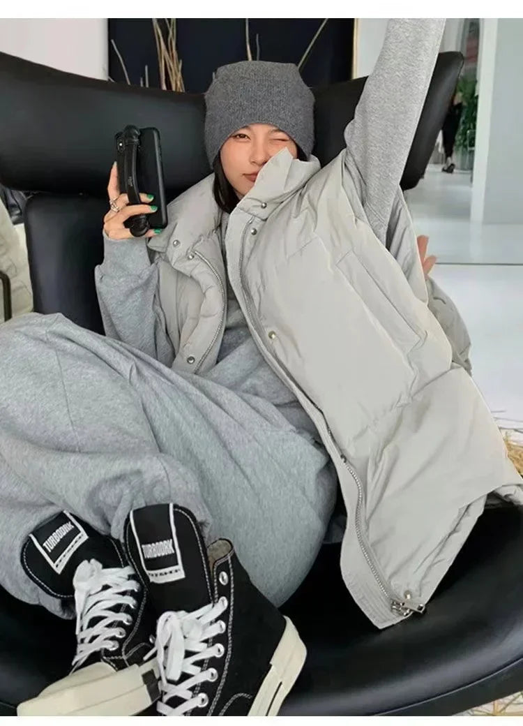 Veste en duvet de coton pour femmes